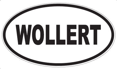 WOLLERT - Oval Sticker