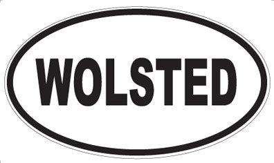 WOLSTED - Oval Sticker