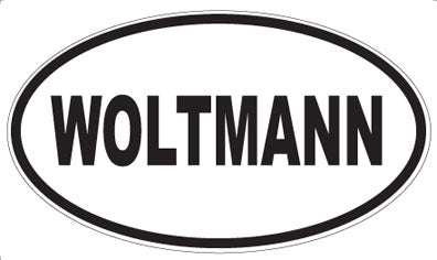 WOLTMANN - Oval Sticker