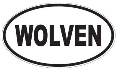 WOLVEN - Oval Sticker