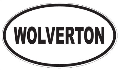 WOLVERTON - Oval Sticker