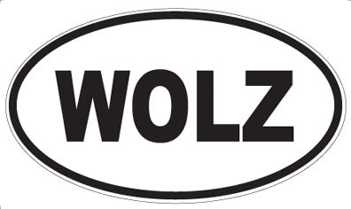 WOLZ - Oval Sticker