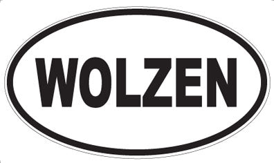 WOLZEN - Oval Sticker