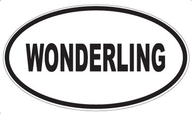 WONDERLING - Oval Sticker