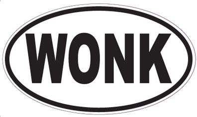 WONK - Oval Sticker
