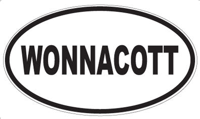 WONNACOTT - Oval Sticker
