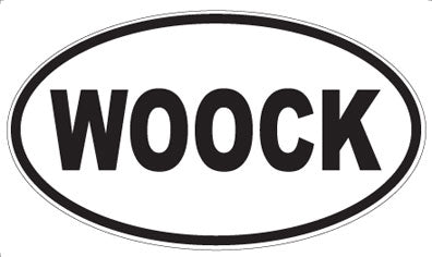 WOOCK - Oval Sticker