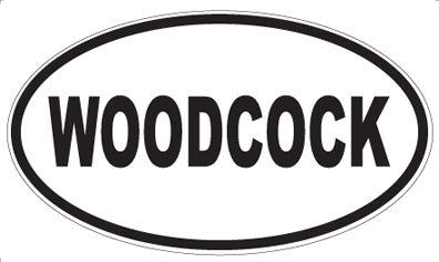 WOODCOCK - Oval Magnet