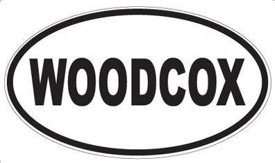 WOODCOX - Oval Sticker