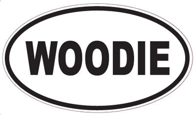 WOODIE - Oval Sticker
