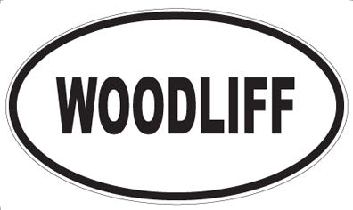WOODLIFF - Oval Sticker