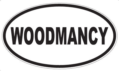 WOODMANCY - Oval Magnet