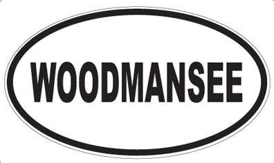 WOODMANSEE - Oval Sticker