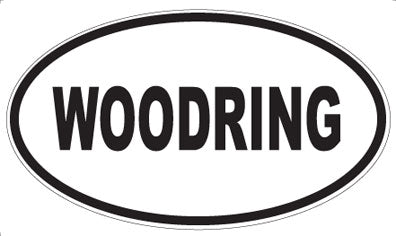 WOODRING - Oval Sticker