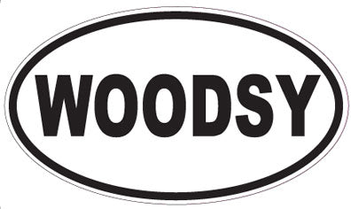 WOODSY - Oval Sticker