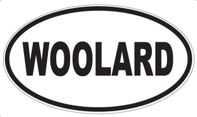 WOOLARD - Oval Sticker