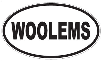 WOOLEMS - Oval Sticker