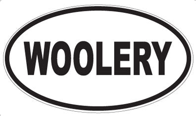 WOOLERY - Oval Sticker