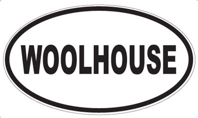 WOOLHOUSE - Oval Sticker