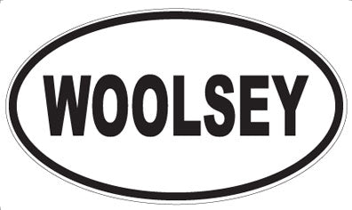 WOOLSEY - Oval Sticker