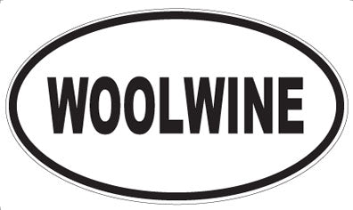 WOOLWINE - Oval Sticker