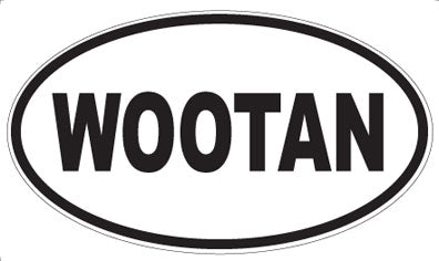 WOOTAN - Oval Sticker