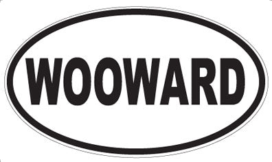 WOOWARD - Oval Sticker