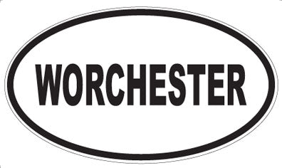 WORCHESTER - Oval Sticker
