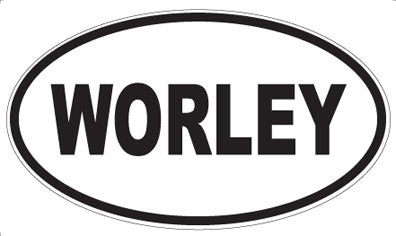 WORLEY - Oval Sticker