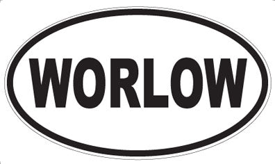 WORLOW - Oval Sticker