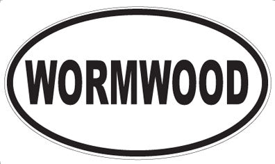 WORMWOOD - Oval Sticker
