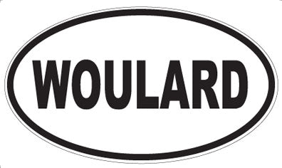WOULARD - Oval Sticker