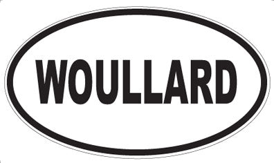WOULLARD - Oval Sticker