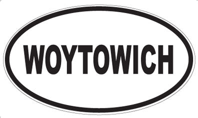 WOYTOWICH - Oval Sticker
