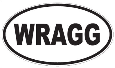 WRAGG - Oval Sticker