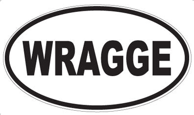 WRAGGE - Oval Sticker