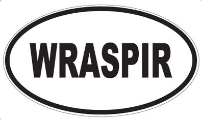 WRASPIR - Oval Sticker