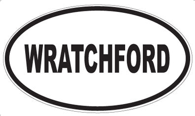 WRATCHFORD - Oval Sticker