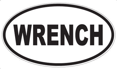 WRENCH - Oval Magnet