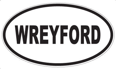 WREYFORD - Oval Sticker