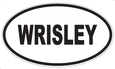 WRISLEY - Oval Sticker
