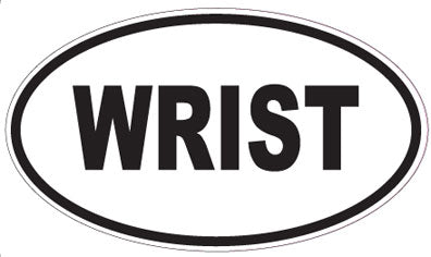 WRIST - Oval Sticker
