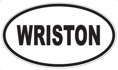 WRISTON - Oval Sticker
