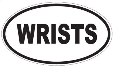 WRISTS - Oval Sticker
