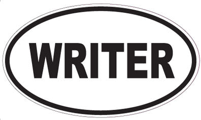 WRITER - Oval Sticker