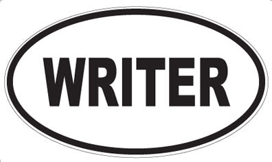WRITER - Oval Magnet