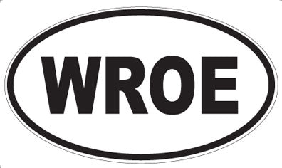 WROE - Oval Sticker