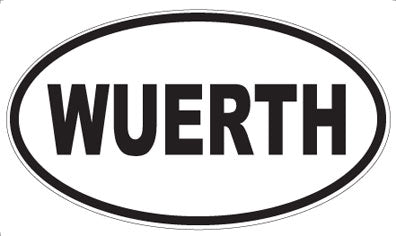 WUERTH - Oval Sticker