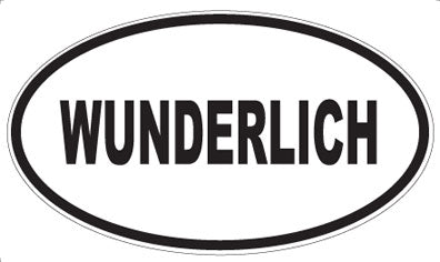 WUNDERLICH - Oval Magnet
