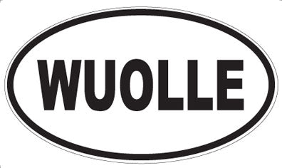 WUOLLE - Oval Sticker